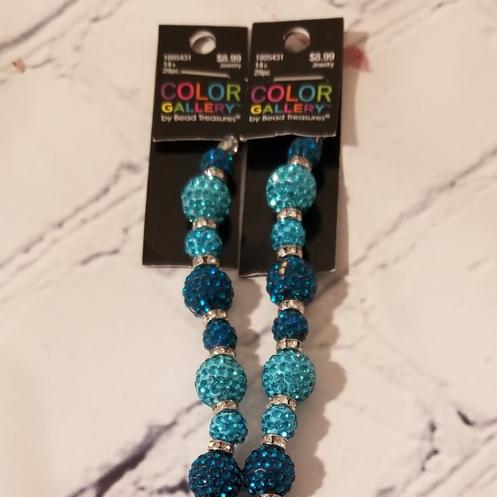 Bead Set With 58 Pieces For DIY Jewelry Creation